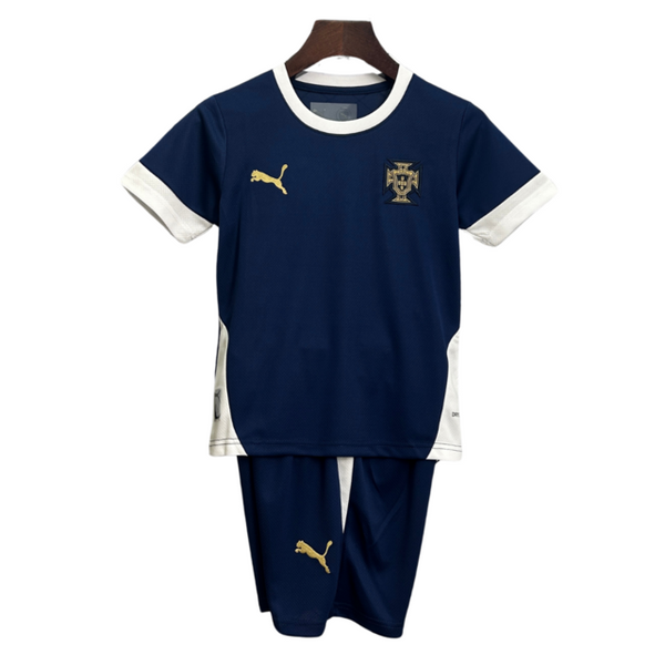 Kit Infantil Portugal Treino 25/26 Puma Unissex - Azul
