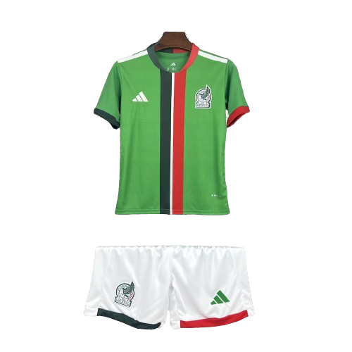 Kit Infantil México Home 25/26 Adidas Masculina - Verde