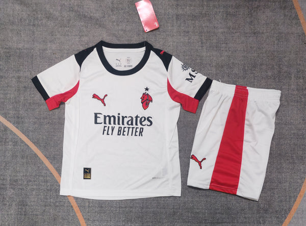 Kit Infantil Milan Away 25/26 Unissex Puma - Branco