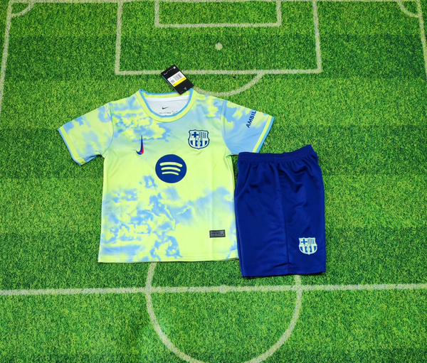 Kit Infantil Barcelona Treino 25/26 Nike Unissex -  Verde