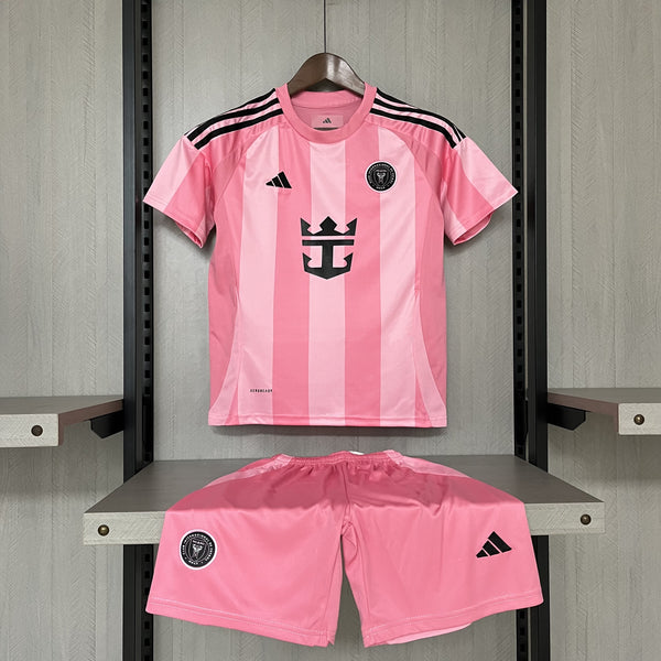 Kit Infantil Inter Miami Home 25/26  Adidas Unissex - Rosa