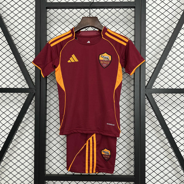 Kit Infantil Roma Home 25/26 Unissex Adidas - Vermelho