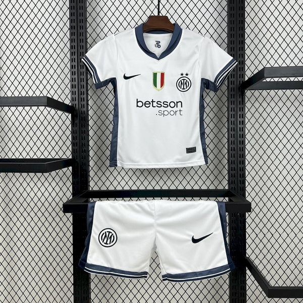 Kit Infantil Inter de Milão Away 24/25 Nike Unissex - Branca