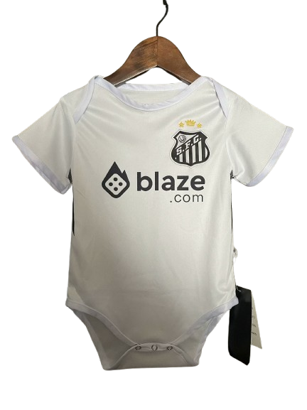 Body Bebê Infantil Santos Home 24/25 Umbro Unissex - Branco