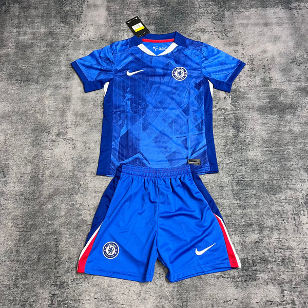 Kit Infantil Chelsea Home 25/26 Nike Unissex - Azul