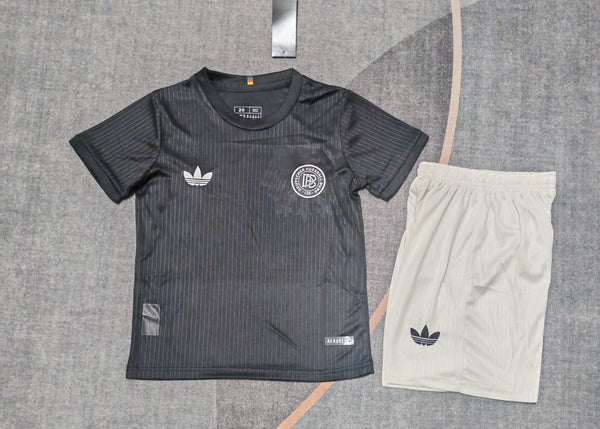 Kit Infantil Alemanha Treino 25/26 Adidas Masculina - Preto