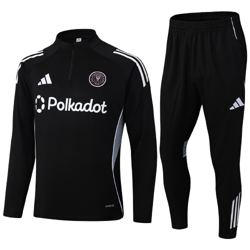 Kit Treino Agasalho + Calça Inter Miami Unissex - Preto