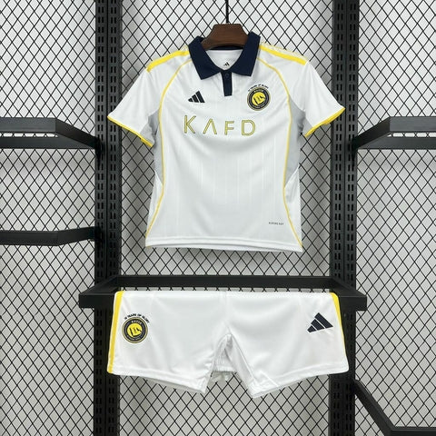 Kit Infantil Al Nassr Third 25/26 Unissex Adidas - Branco