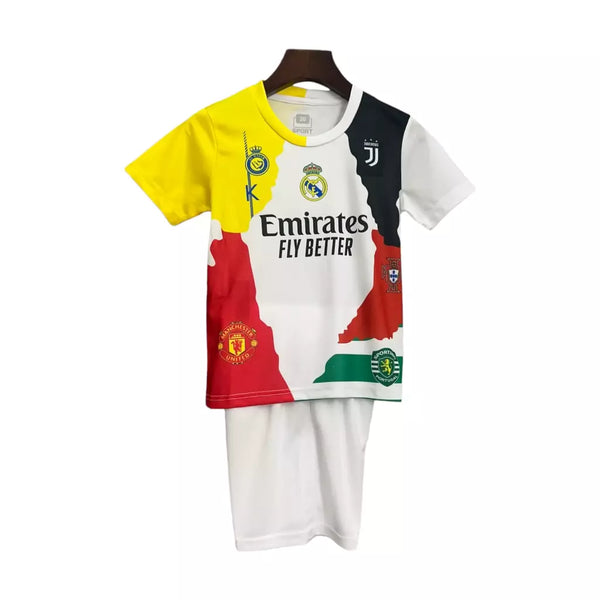 Kit Infantil Edição CR7 Carreira 25/26 Unissex - Colorido