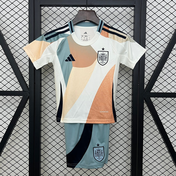 Kit Infantil Espanha Away 25/26 Adidas Unissex - Colorido