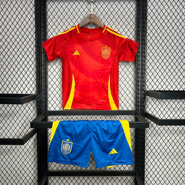Kit Infantil Espanha Home 24/25 Adidas Unissex - Vermelho