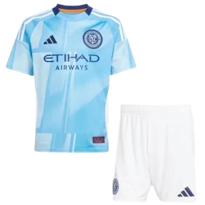 Kit Infantil New York City Home 25/26  Unissex Adidas - Azul Claro