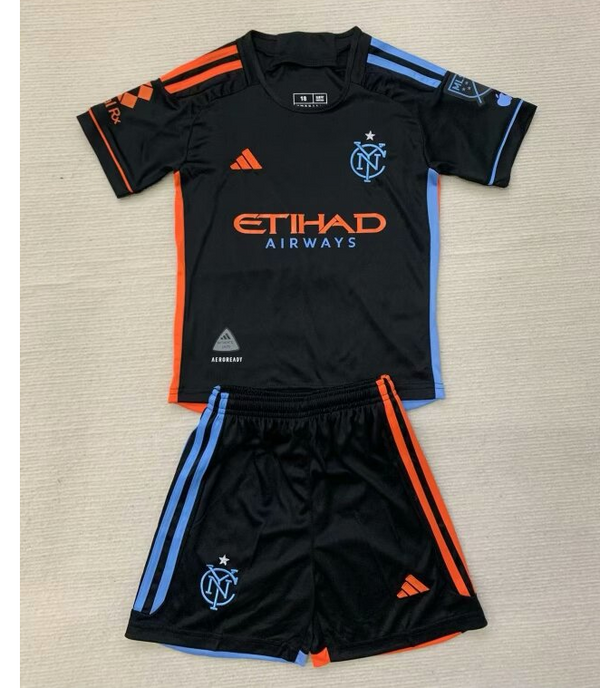 Kit Infantil New York City Home 24/25  Unissex Adidas - Preto