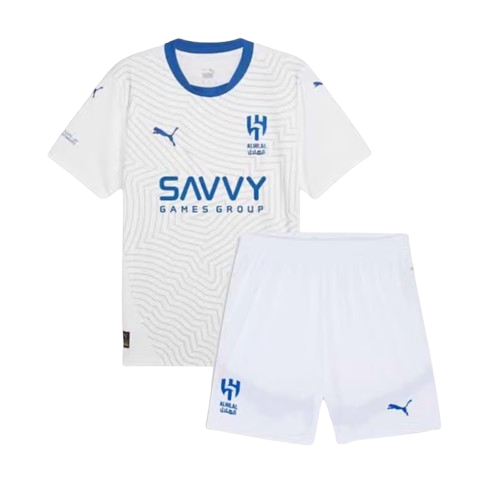 Kit Infantil Al Hilal Away 24/25 Unissex Puma - Branco